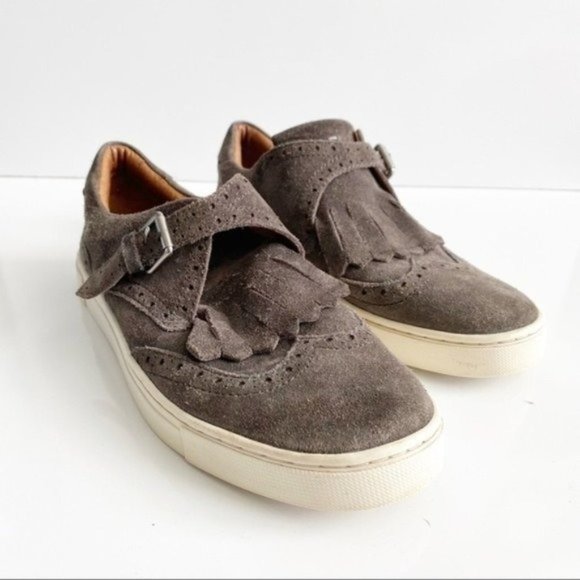 Frye Shoes Frye Mens Suede Buckle Oxford Tennis Shoes Size 75